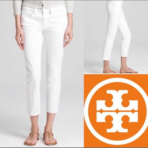 Tory Burch Denim - Tory Burch Alexa Cropped Skinny Jeans